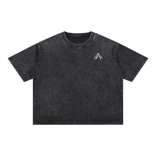 Mineral Wash Boxy Cotton T-Shirt