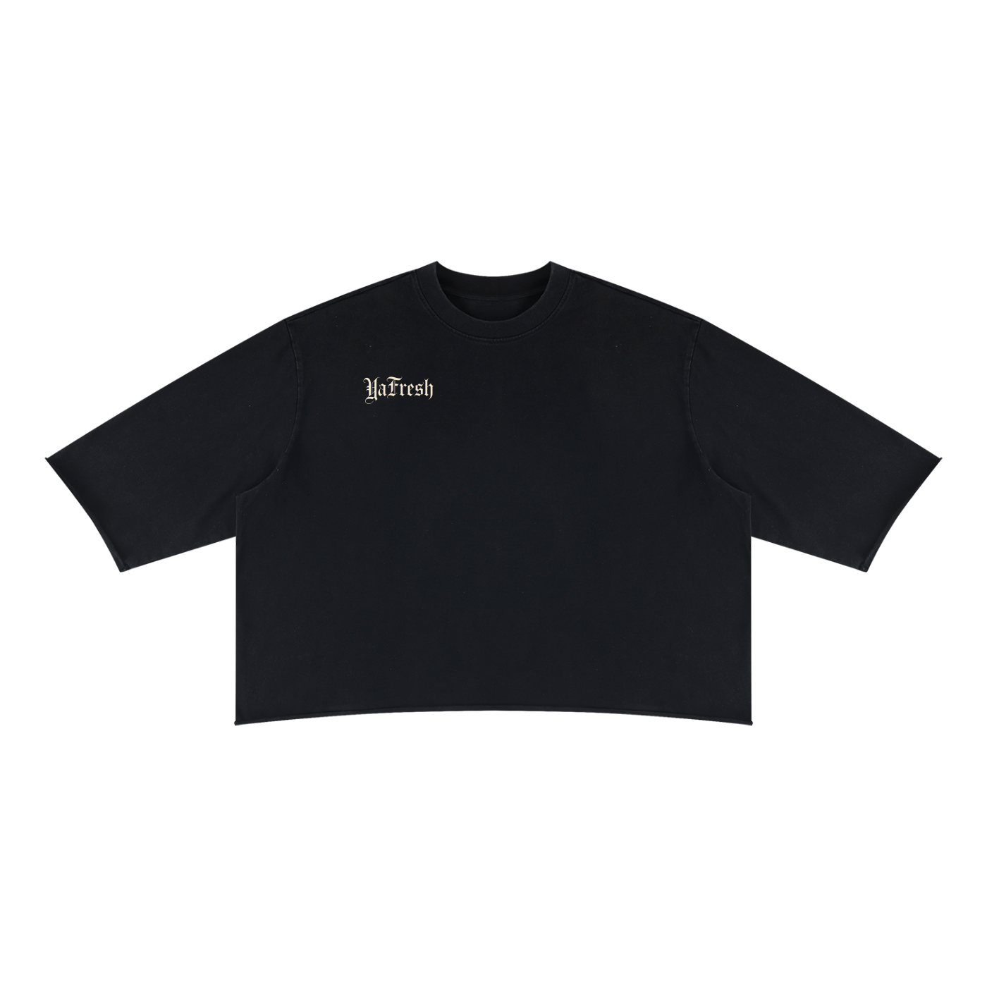 Unisex Mineral Wash Raw Hem Boxy T-Shirt