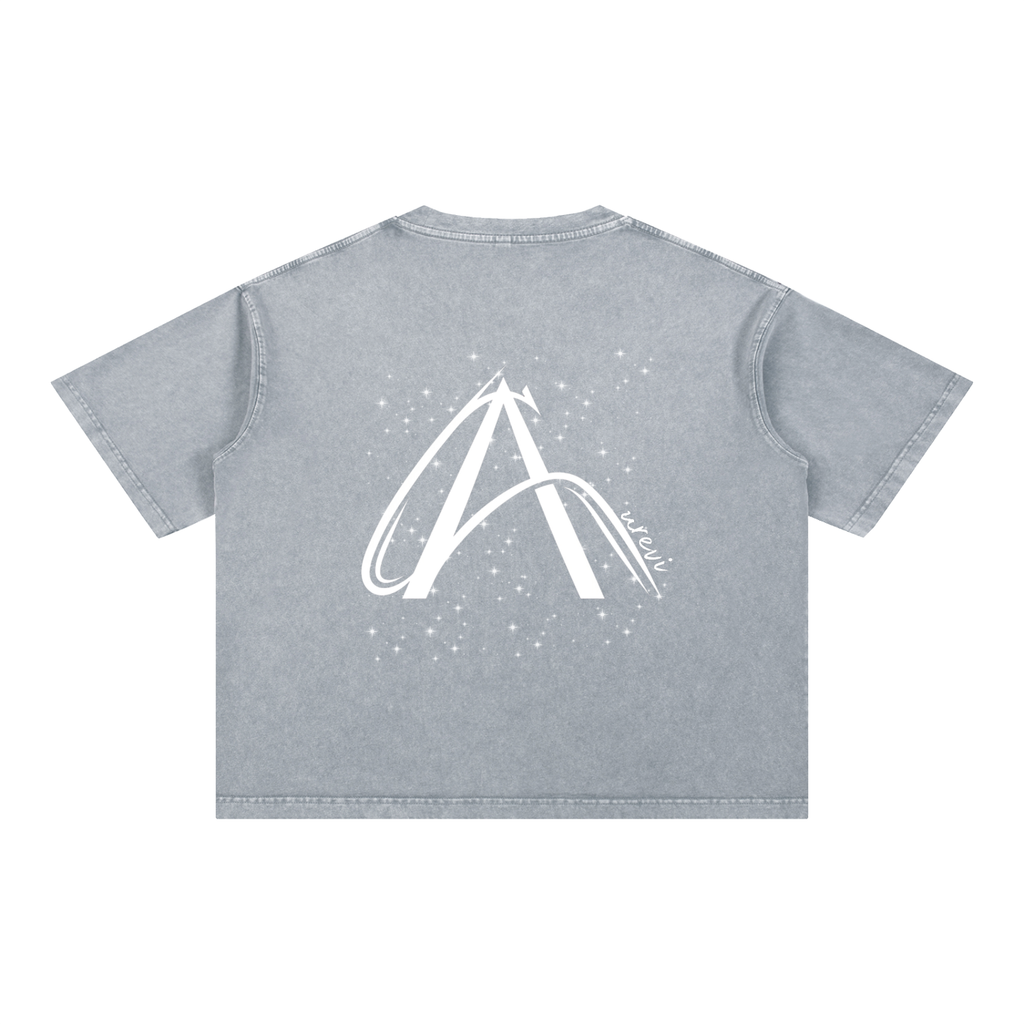 Mineral Wash Boxy Cotton T-Shirt