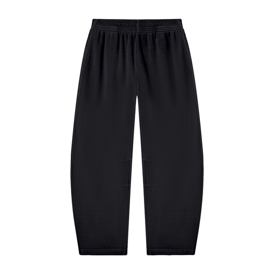 Unisex Vintage Washed Barrel Leg Sweatpants