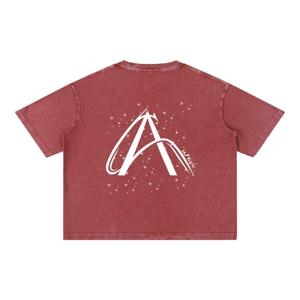 Mineral Wash Boxy Cotton T-Shirt