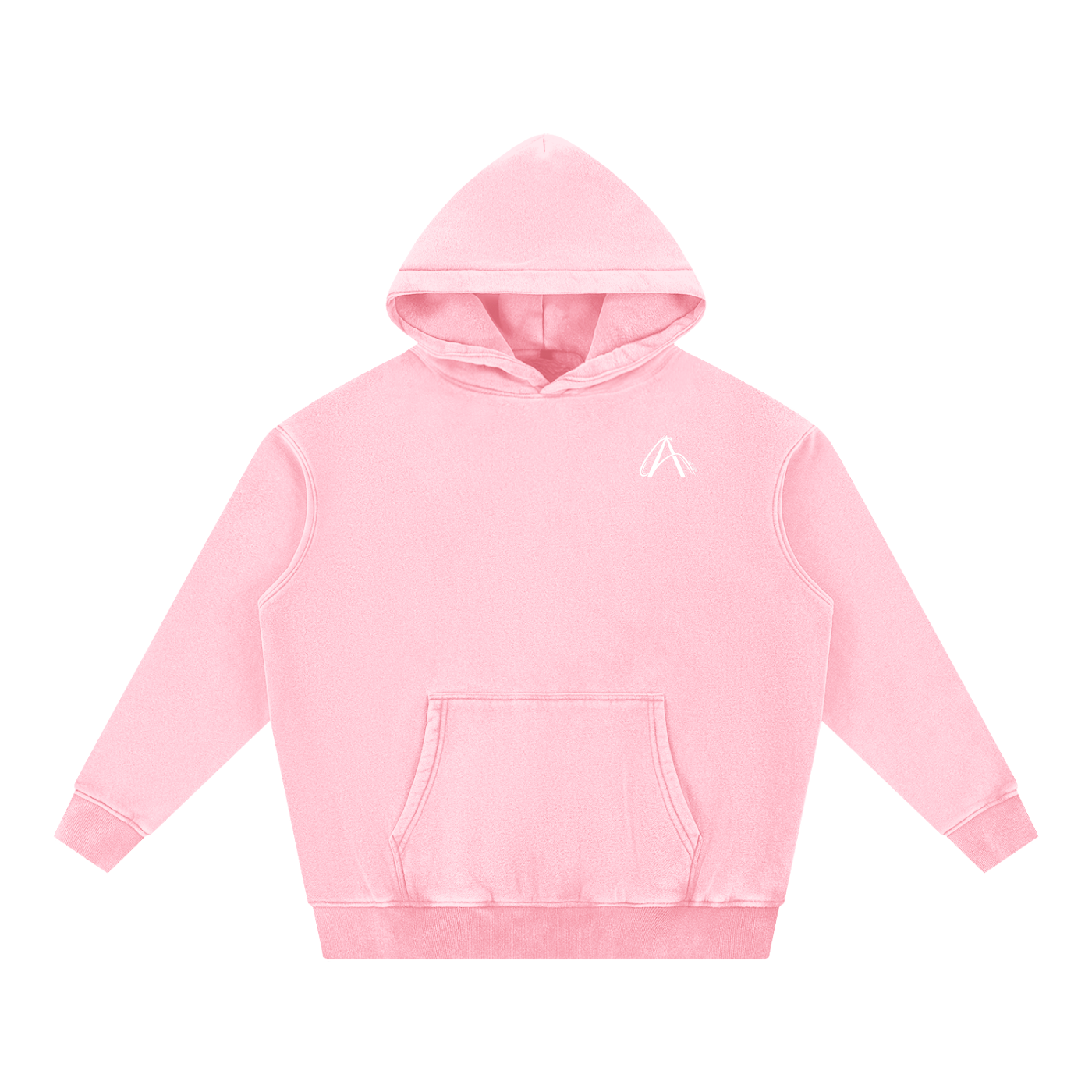 Snow Wash Fleece Oversize Hoodie