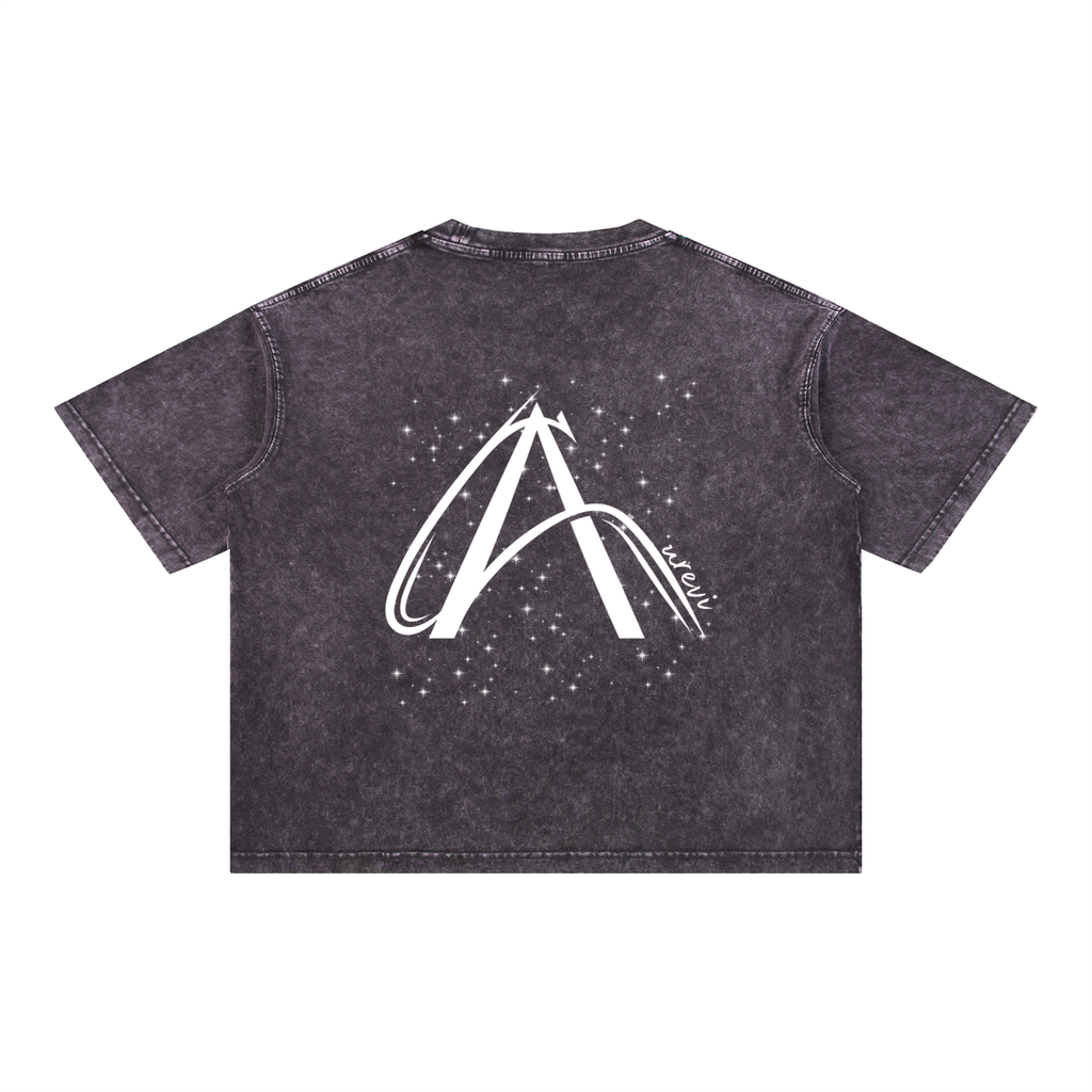 Mineral Wash Boxy Cotton T-Shirt