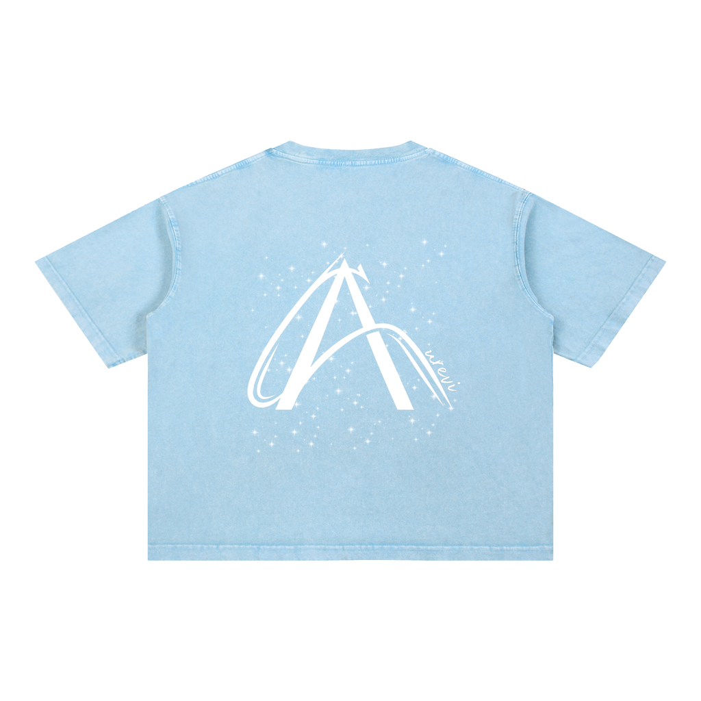Mineral Wash Boxy Cotton T-Shirt