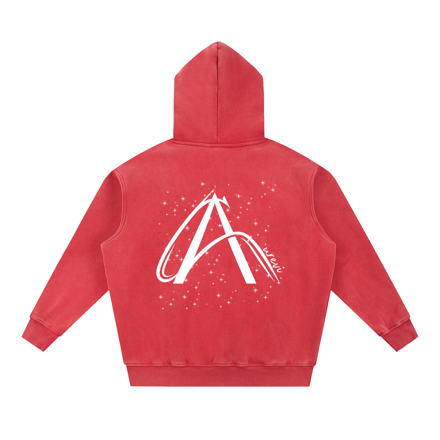 Snow Wash Fleece Oversize Hoodie