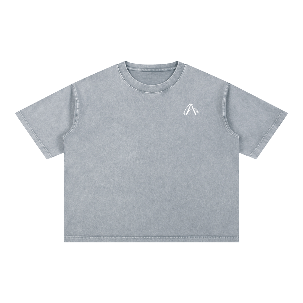 Mineral Wash Boxy Cotton T-Shirt
