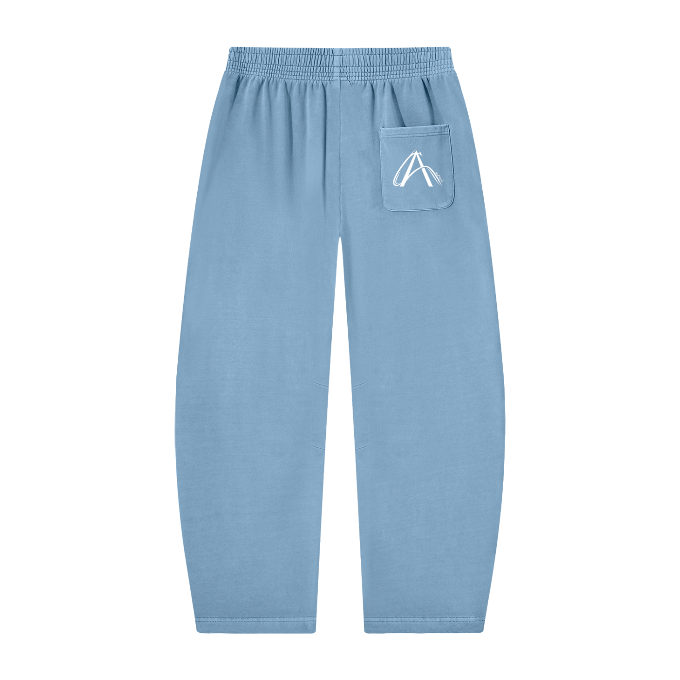 Unisex Vintage Washed Barrel Leg Sweatpants