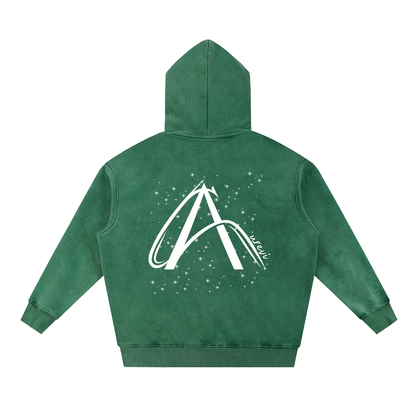 Snow Wash Fleece Oversize Hoodie
