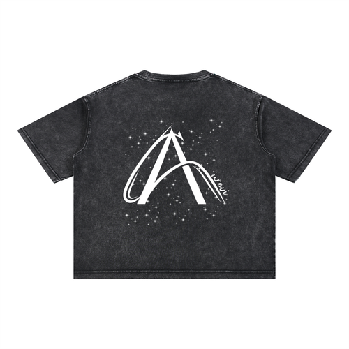 Mineral Wash Boxy Cotton T-Shirt
