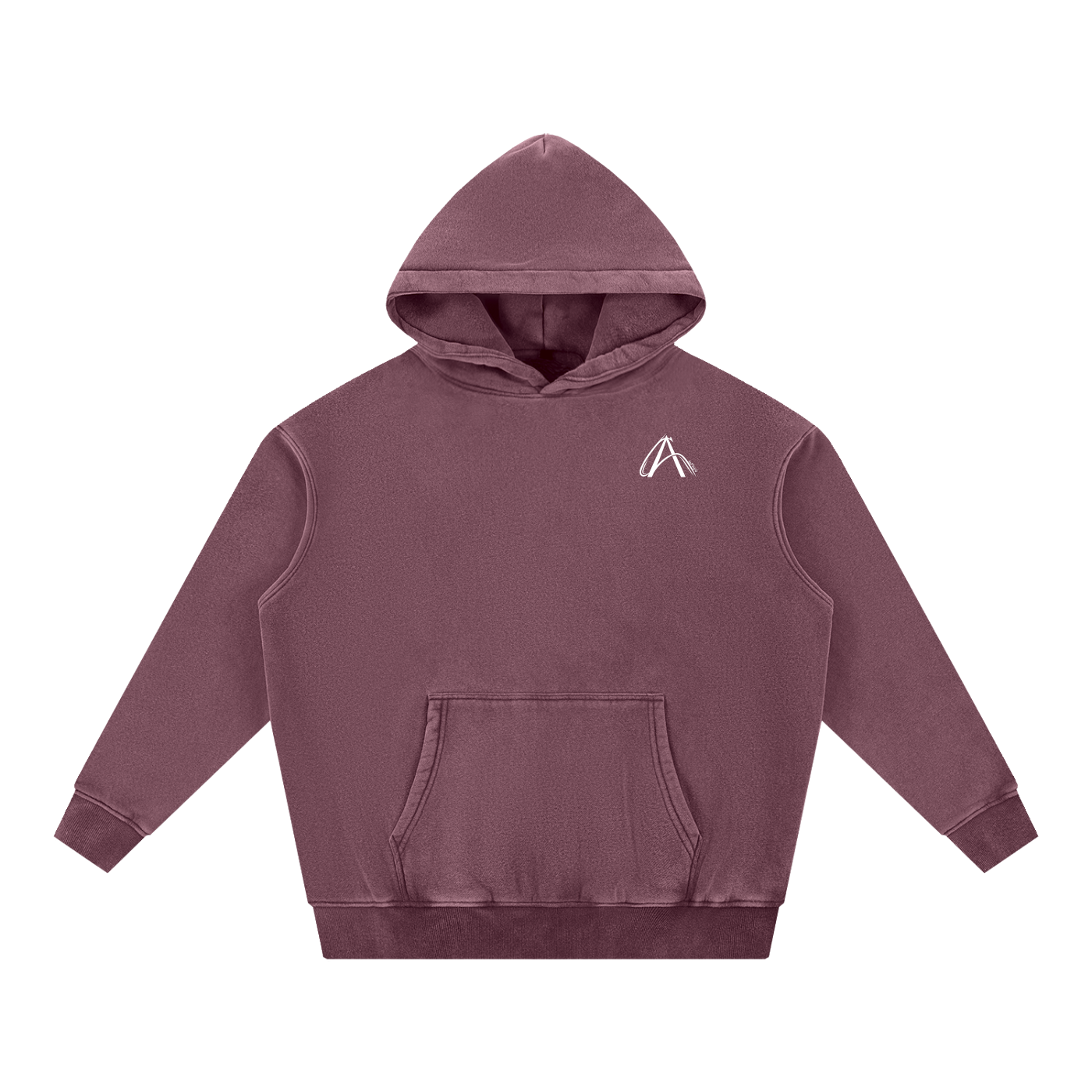Snow Wash Fleece Oversize Hoodie
