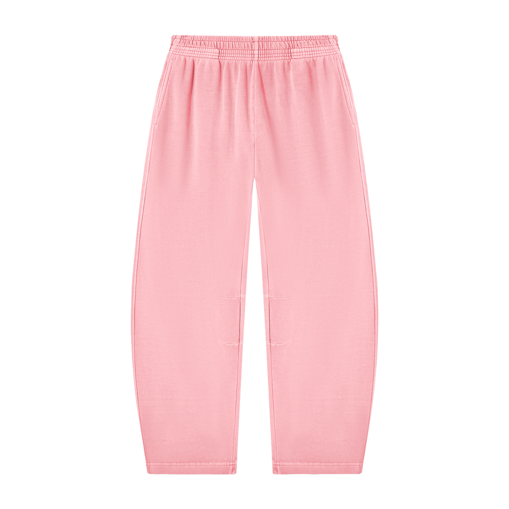 Unisex Vintage Washed Barrel Leg Sweatpants