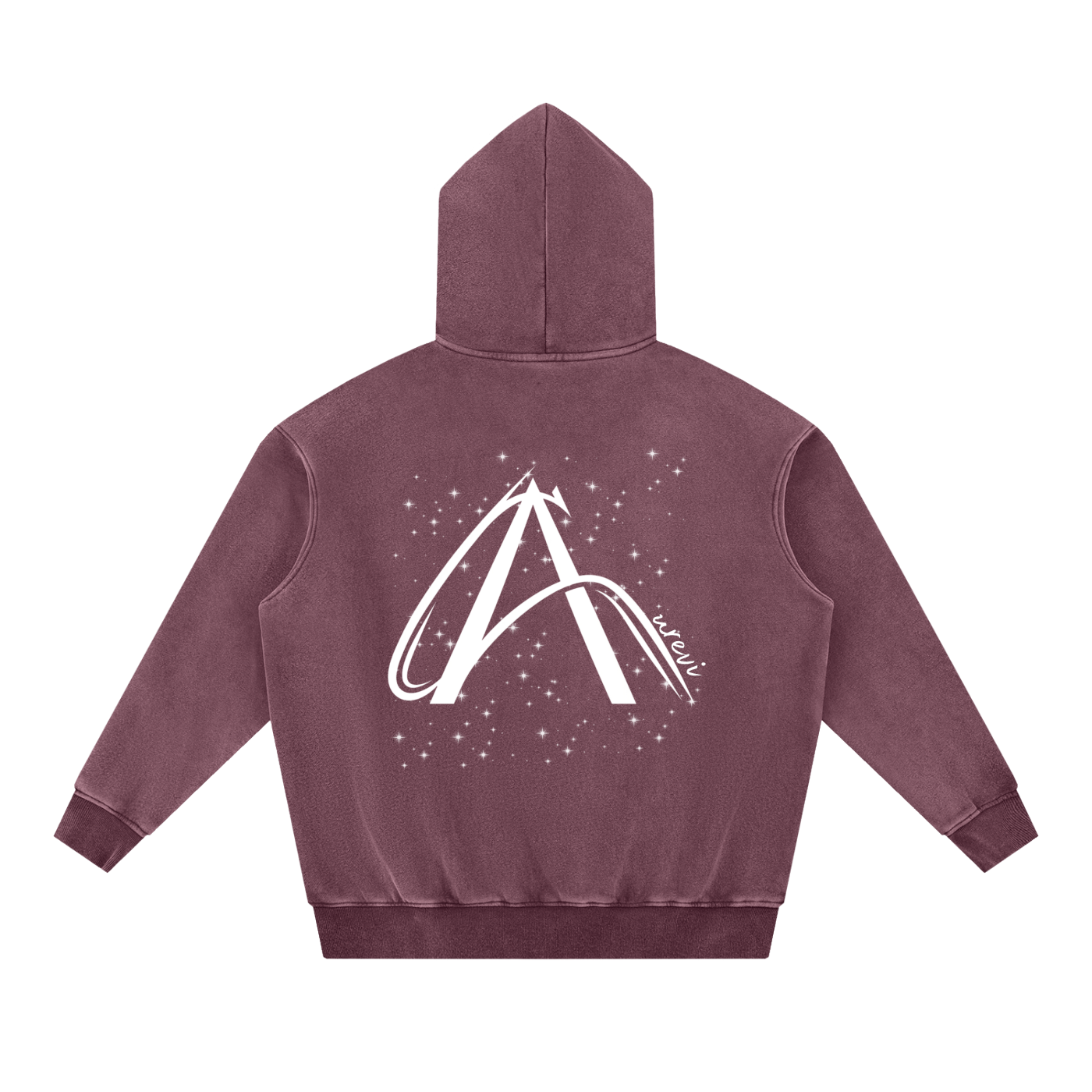 Snow Wash Fleece Oversize Hoodie