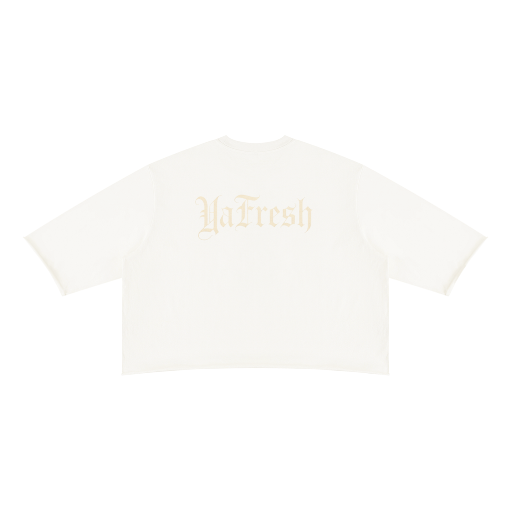 Unisex Mineral Wash Raw Hem Boxy T-Shirt