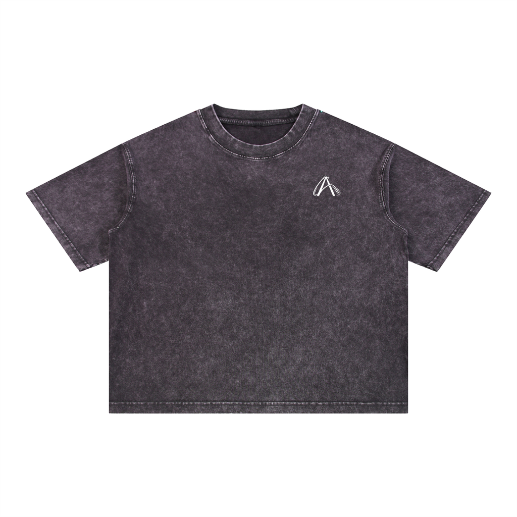 Mineral Wash Boxy Cotton T-Shirt