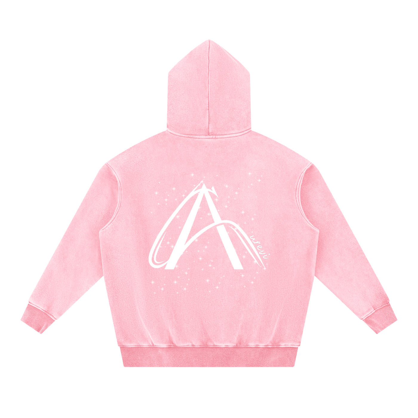 Snow Wash Fleece Oversize Hoodie
