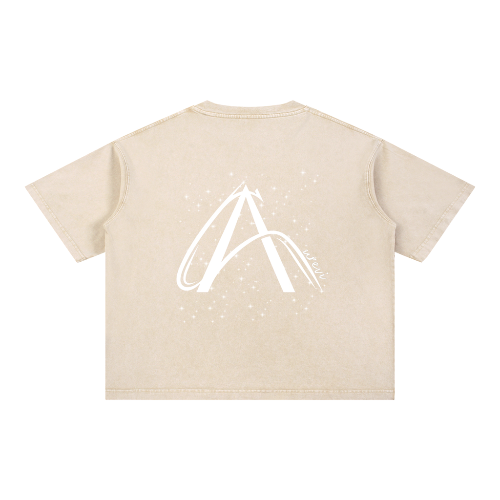 Mineral Wash Boxy Cotton T-Shirt