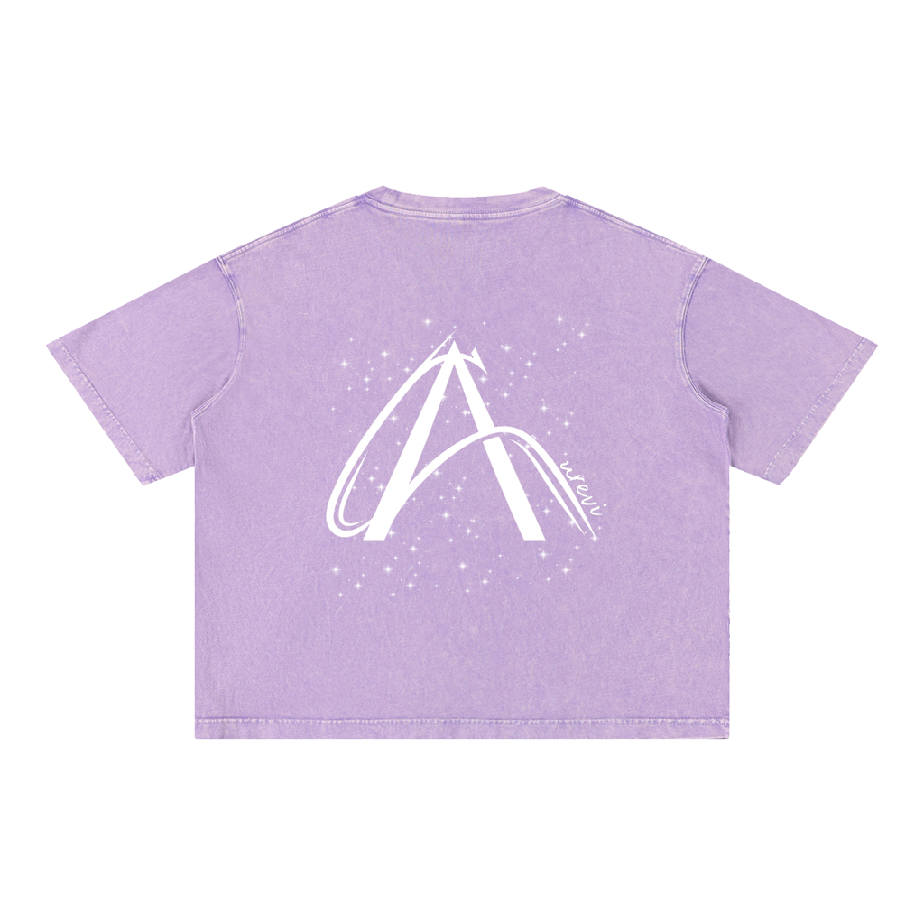 Mineral Wash Boxy Cotton T-Shirt