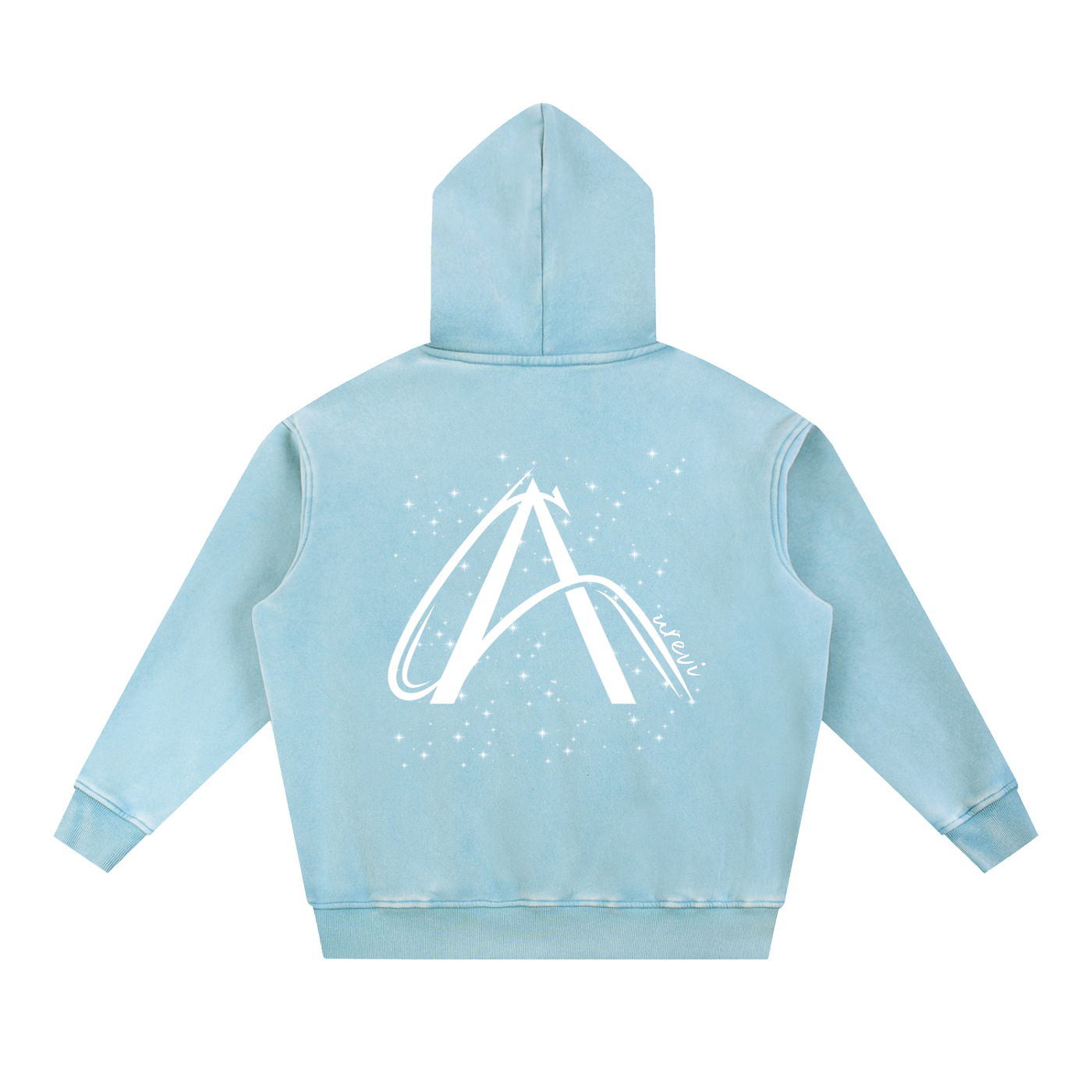 Snow Wash Fleece Oversize Hoodie