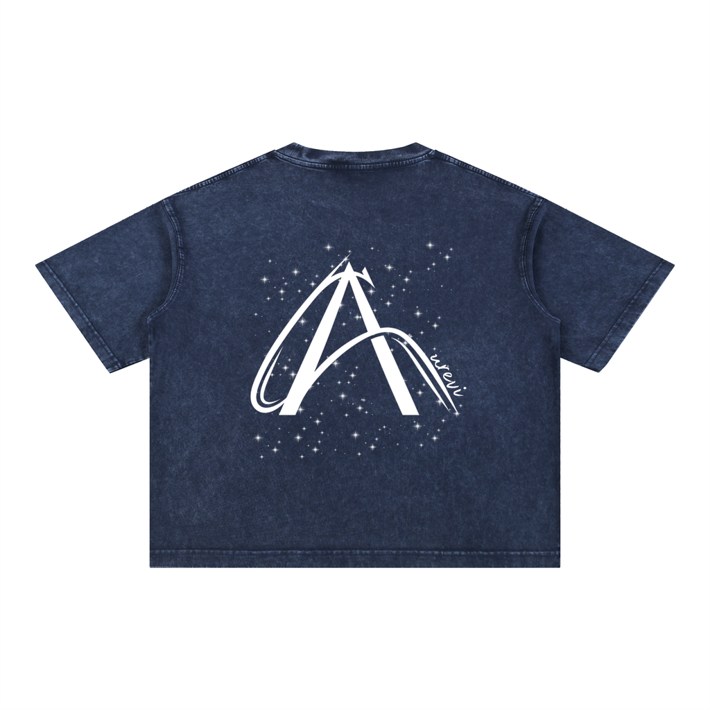 Mineral Wash Boxy Cotton T-Shirt