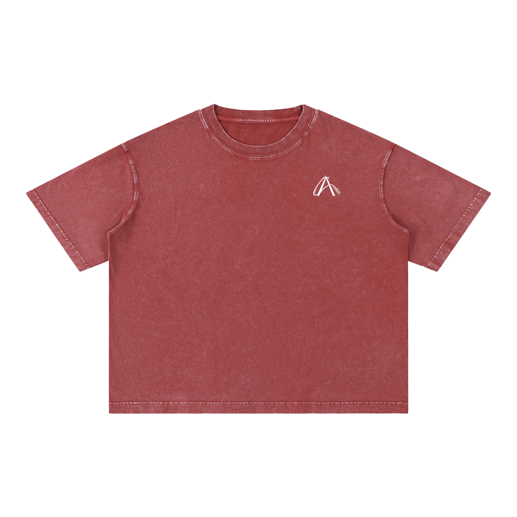 Mineral Wash Boxy Cotton T-Shirt