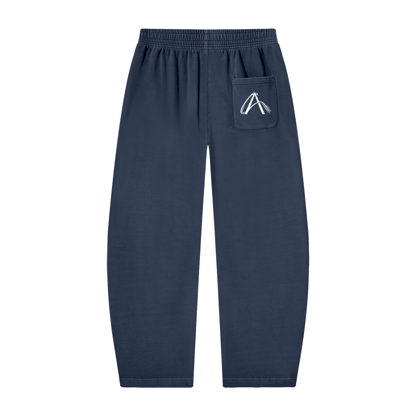Unisex Vintage Washed Barrel Leg Sweatpants