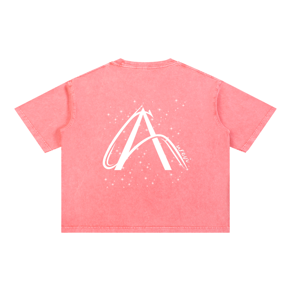 Mineral Wash Boxy Cotton T-Shirt
