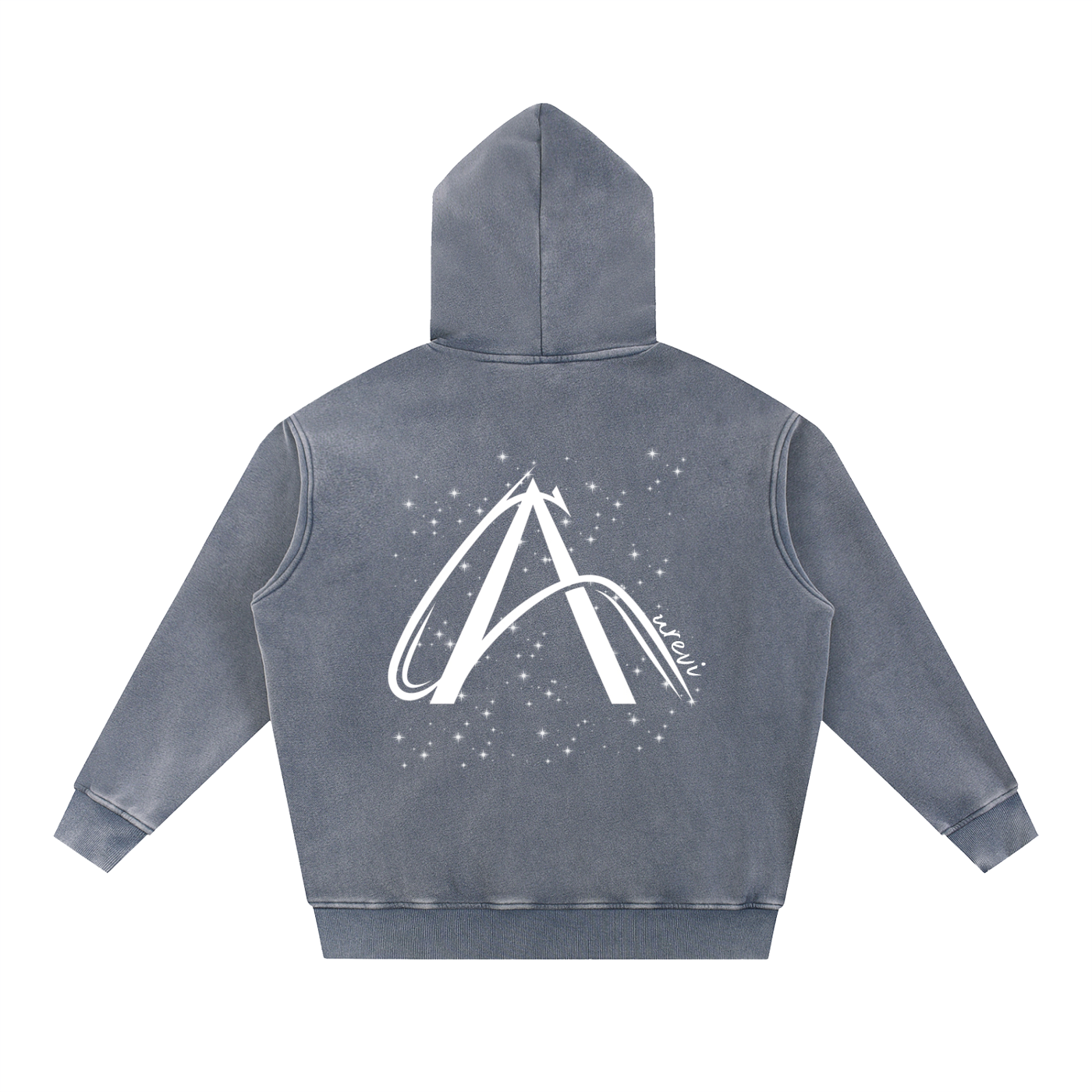 Snow Wash Fleece Oversize Hoodie