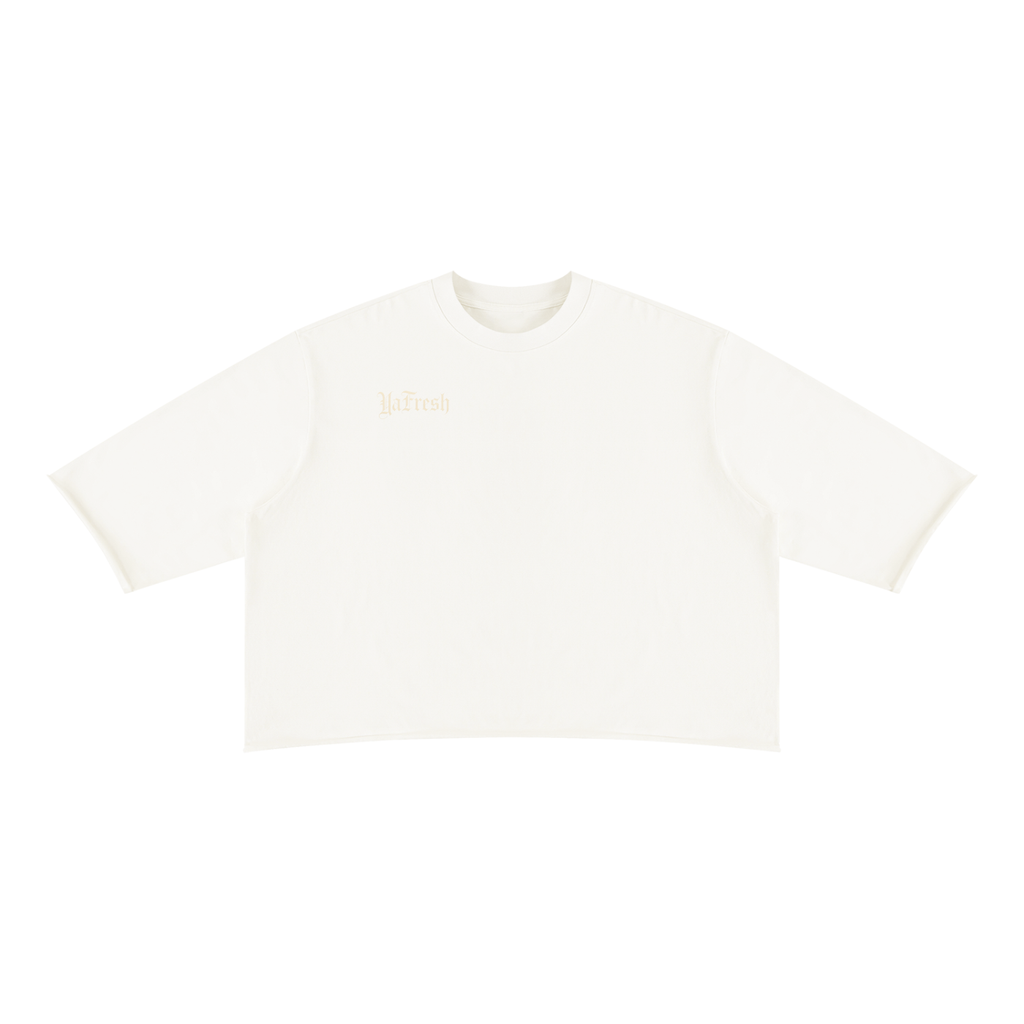 Unisex Mineral Wash Raw Hem Boxy T-Shirt