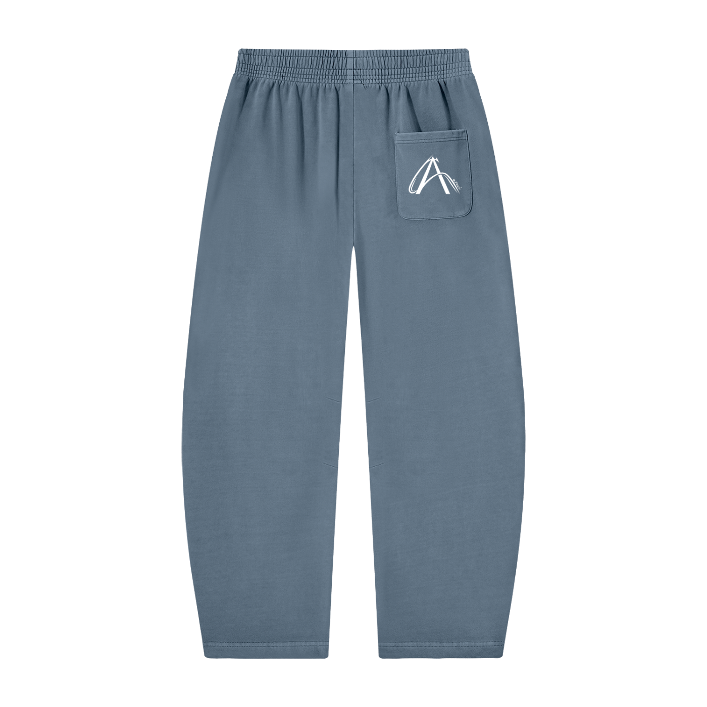 Unisex Vintage Washed Barrel Leg Sweatpants